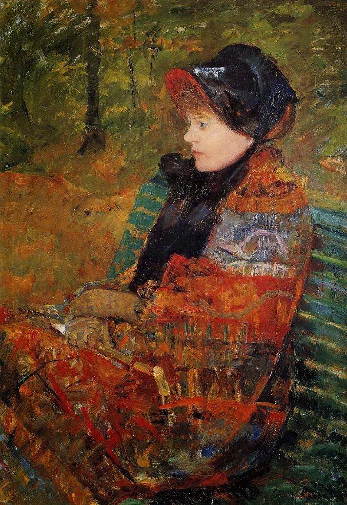 Mary Cassatt, Autumn (Profile of Lydia Cassatt)